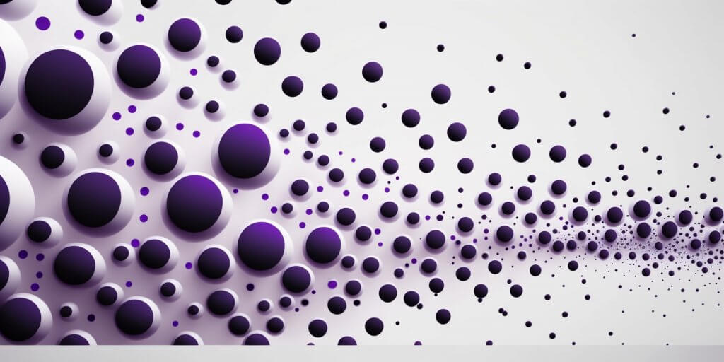 ghensel many purple dots of different sizes in a white space li 97c509d4 0c4d 44a7 92dd aeeecac4df4b